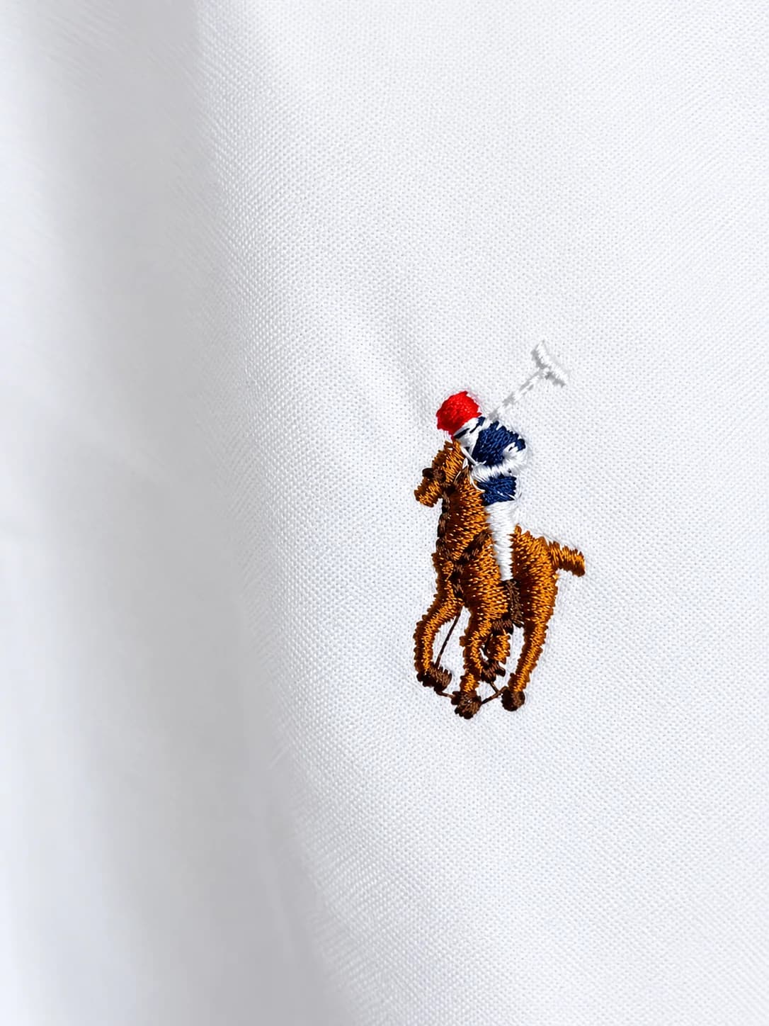 White Oxford shirt for men with U.S. Polo Assn. chest logo